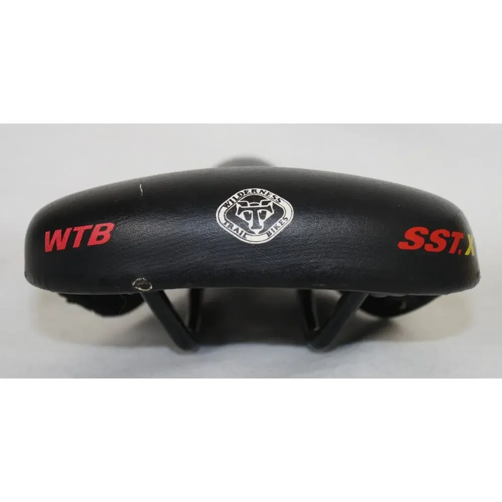 Vintage WTB SST.X Saddle Wilderness Trail Bikes MTB Seat Black Torn